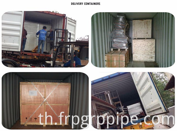 ถังน้ำขนาด 150m3 GRP FRP FRP ถังเก็บน้ำแบบแยกส่วน